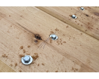 Tornillo barraquero rosca madera inox A2 Index DIN-571 A2