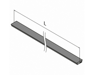 Protector de goma intermedio 2,5m Easy Glass Pro 8105