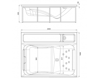 Minipiscina SPA Jacuzzi hidromasaje de exterior Kinedo Loft
