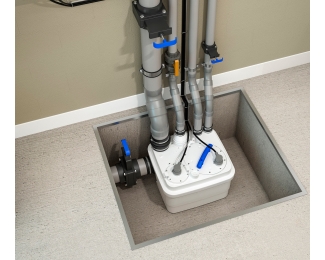 Estación de bombeo al suelo para aguas residuales SFA Sanicubic 1 WP