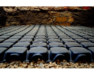 Casetón para encofrado sanitario de polietileno 50x50x5 cm Guttadrytek Mini