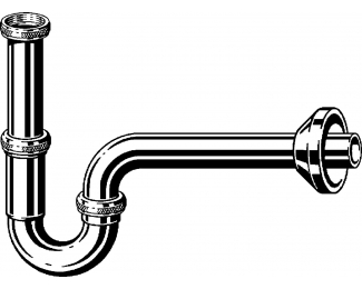 Sifón curvo G1 1/4" DN32 Viega 5611.5