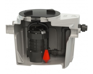 Estación de bombeo a sotrerrar para aguas residuales SFA Sanifos 110 trituradora