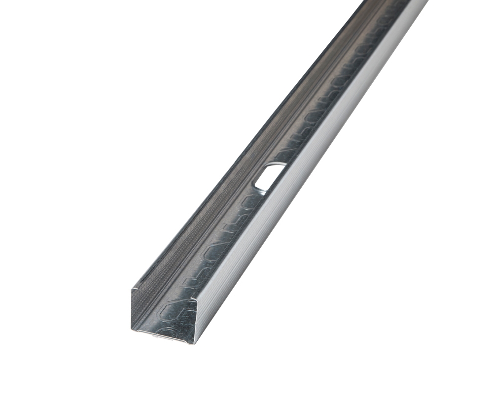 Perfil montante reforzado forma C de 48x4000mm