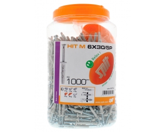 Taco Spit HIT M 6X30/5P bidón 1000 uds.