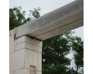 Dintel prefabricado de hormigón prensado 1,6 ml gris