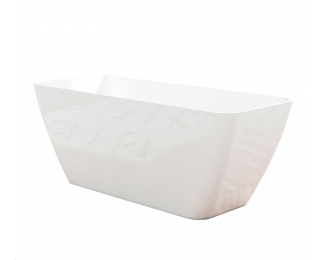 Bañera de diseño rectangular Kinedo Iconik R160