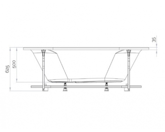 Bañera de hidromasaje Kinedo Ovvio 180x85cm