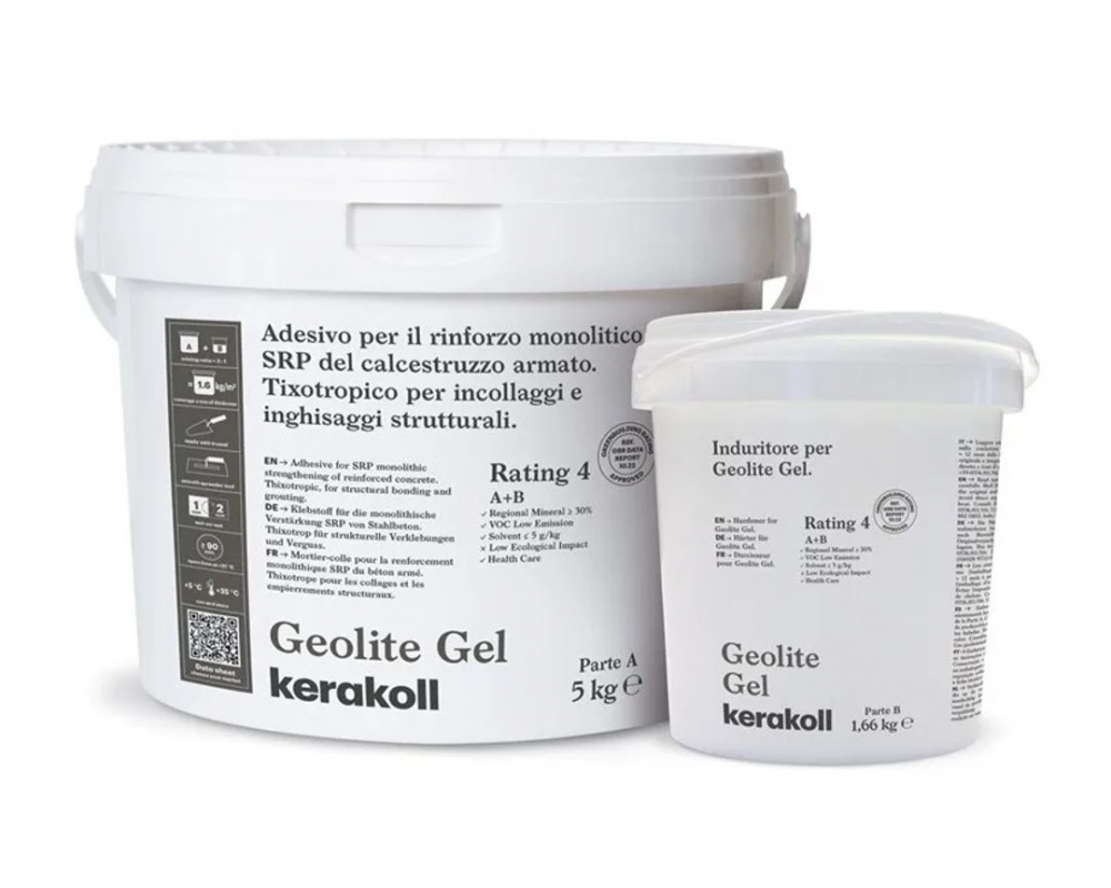 Kerakoll Geolite Gel Parte A 5 kg + Parte B 1,66 kg