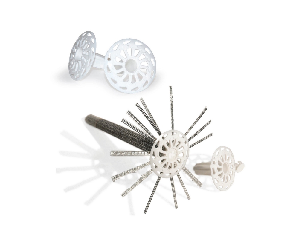 Inyector de polipropileno y fibra de vidrio Kerakoll Iniettore&Connettore Geosteel (caja 40 uds.)