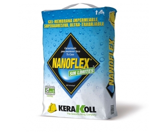 Gel-membrana impermeable Kerakoll Nanoflex Sin Límites saco 20kg