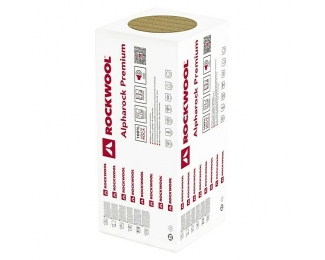 Panel de lana de roca 1350x600x100mm Rockwool Alpharock Premium (paquete 3,24m²)