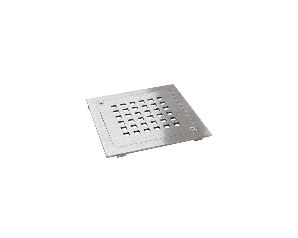 Marco y reja atornillada inox 150x150mm