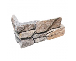 Revestimiento de piedra premontada serie Medieval esquina 40/20x20cm