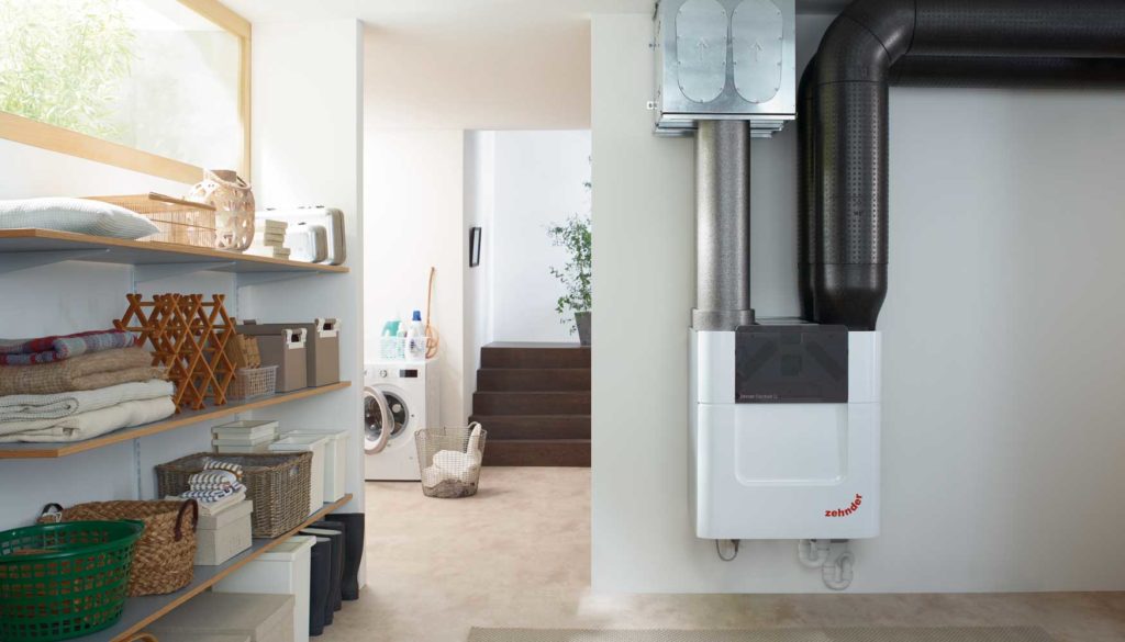 Sistema de ventilación mecánica Zehnder Comfoair Q600