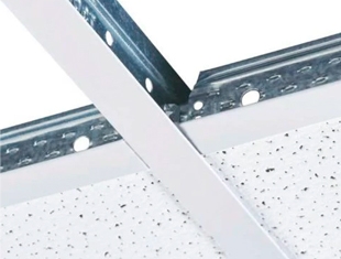 Perfilería techo registrable