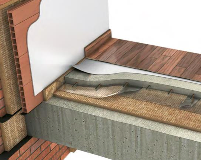 Aislante acustico para pisos 2 mm Silentwalk, Materiales De Construcción